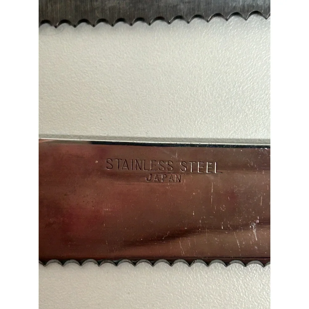 Stainless Steel Japan Serrated Slicer Carving Knife 7